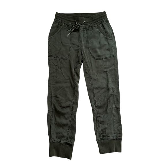 Pilcro Anthropologie army green cargo jogger pants size XS - Picture 1 of 11